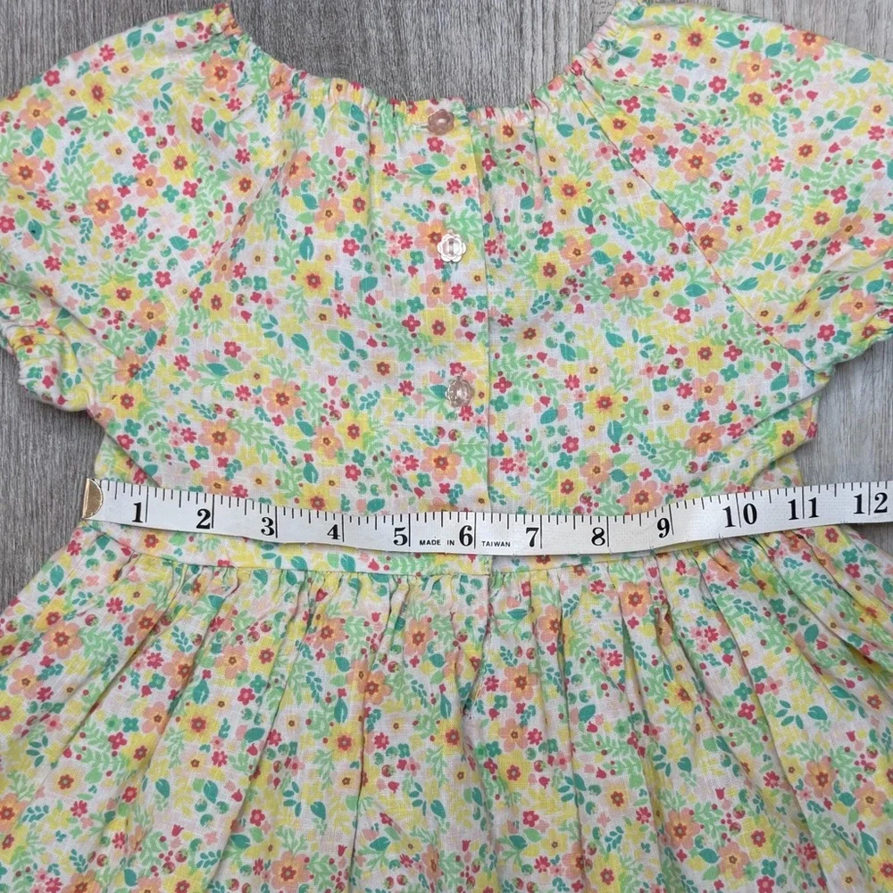 Shabby Chic Floral Delight Kids Dress Girls Size 5T Cottagecore Croquet